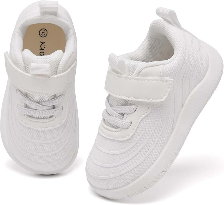 MORENDL Wide Toddler Shoes Baby Walking Shoes Boys & Girls Barefoot Sneakers Zero Drop Comfort Tennis Running Outdoor Activities