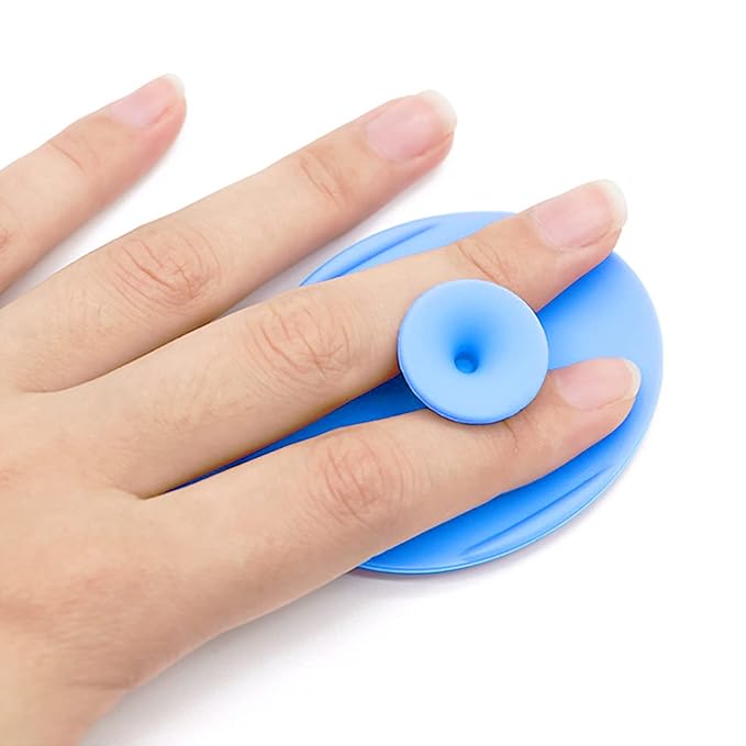 Silicone Facial Cleansing Brush - Face Scrubber & Exfoliator for Deep Cleaning, Blackhead & Acne Pore Care