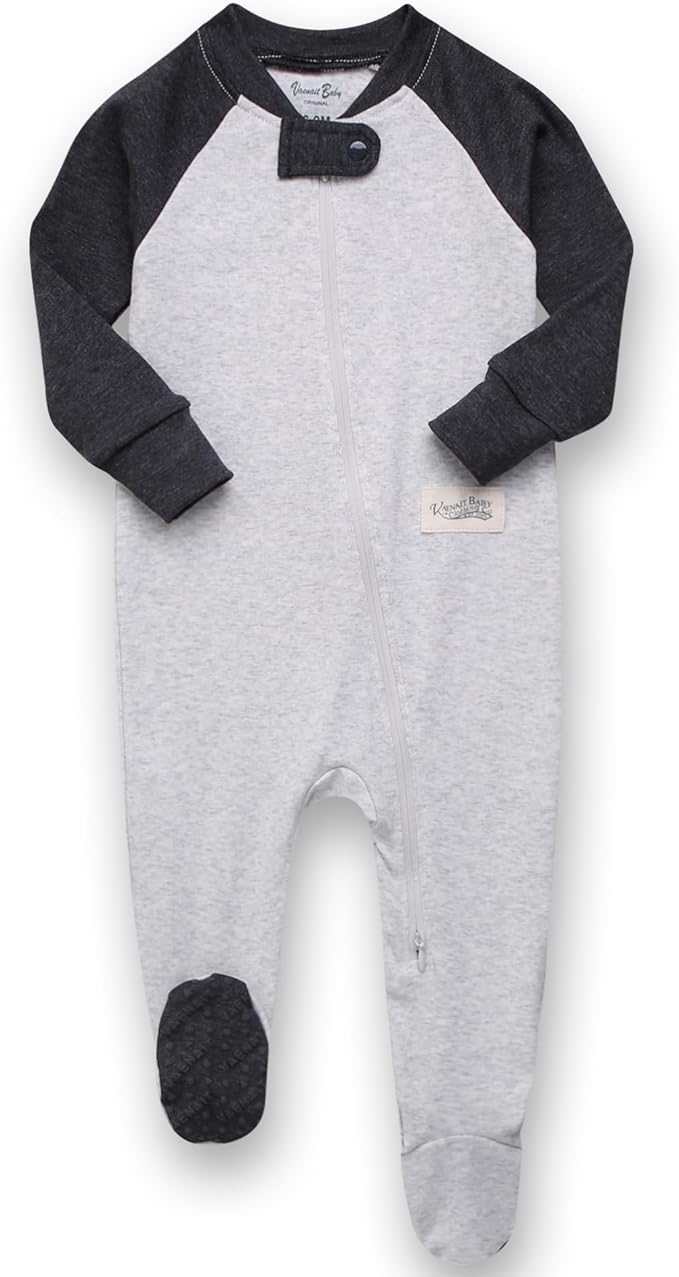 VAENAIT BABY Infant Toddler Boys Girls Modal Cotton Footed Pajamas One-Piece Romper Sleep and Play 0M-2T