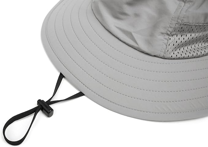 Baby Sun Hat UPF 50+ Toddler Wide Brim Beach Hats for Boys Girls 0-6 Years