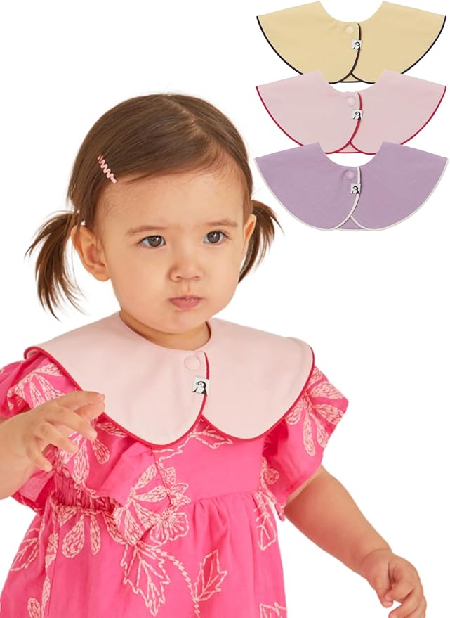 Konny Baby Bibs 3/5/7-Pack Set, 360 ° Rotate, Soft and Absorbent Bandana Drooling for Boys Girls baby Essentials