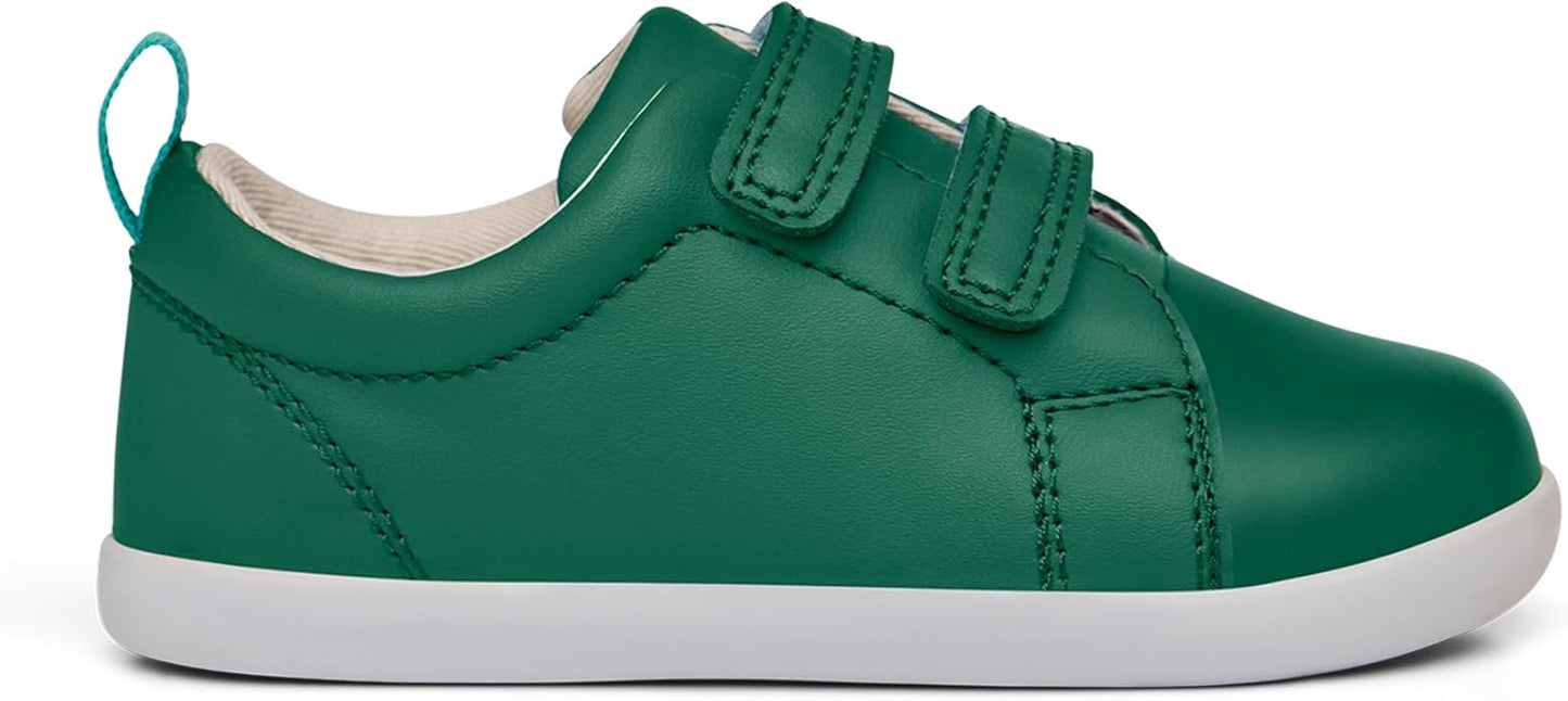 Ten Little Everyday Original Toddler Shoes - APMA-Approved Vegan Leather Kids Sneakers, 100% Cotton Lining, Wide Toe Box, Zero Drop Flexible Soles, Hook and Loop Toddler Sneakers