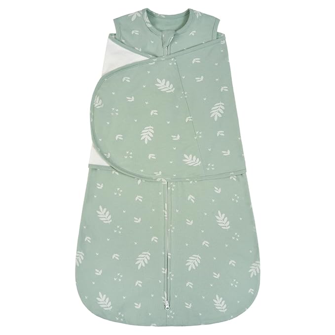 ZIGJOY Baby Swaddle Sleep Sack, 1.0 TOG Sleep Sack Swaddles for Newborns & infant 0-6 Months 100% Cotton Baby Wearable Blanket for Newborn Registry Essentials