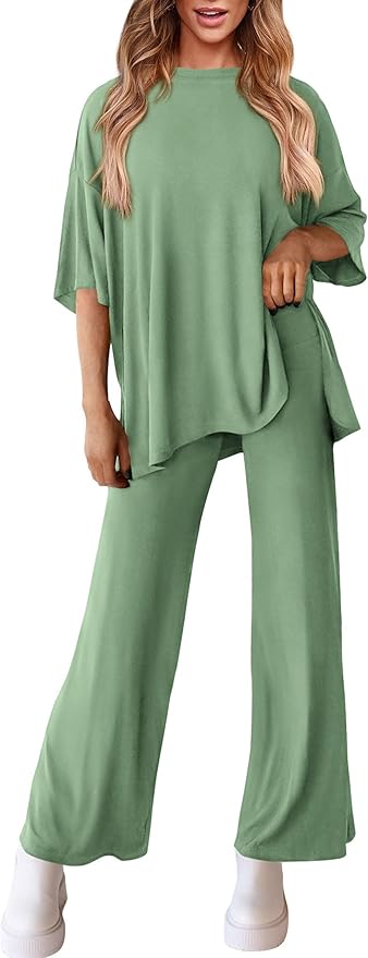 PRETTYGARDEN Two Piece Sets for Women Summer Fashion Lounge Matching Set 2026 Spring Travel Vacation Airport Outfits Clothing