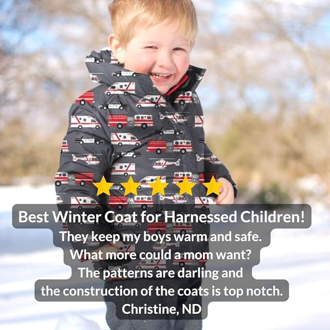 ONE KID The Road Coat Down | Car Seat Safe Winter Jacket | Crash Tested | Unisex | 12 Months-8 Years
