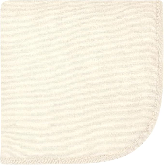 Hudson Baby Unisex Baby Flannel Cotton Washcloths 10-Pack, Neutral Safari World, One Size