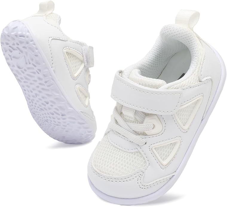 L-RUN Baby Shoes Boys Girls First Walkers Breathable Infant Sneakers Flexible Non-Slip Sole Walking Shoes for Toddlers