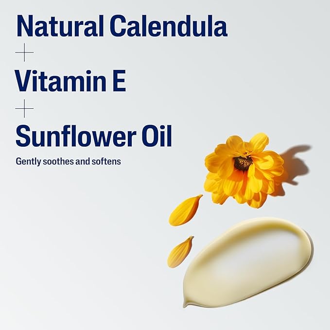 Baby Daily Lotion with Organic Calendula |Vitamin E | Sweet Almond & Sunflower Oils |13.5 Fl. Oz (Pack of 2)