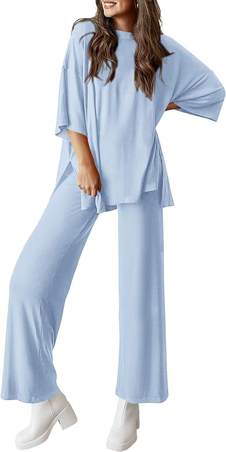 PRETTYGARDEN Two Piece Sets for Women Summer Fashion Lounge Matching Set 2026 Spring Travel Vacation Airport Outfits Clothing