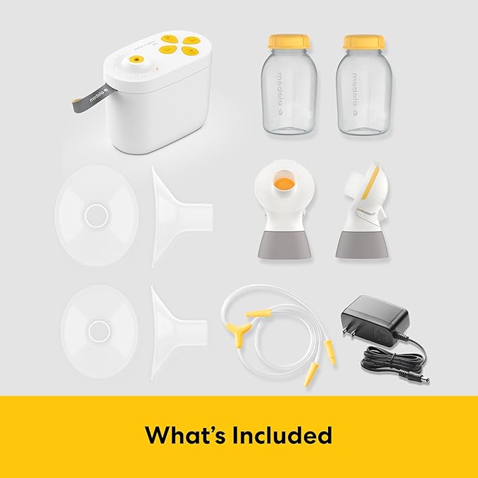 Medela New 2nd Gen Medela Pump in Style Pro Breast Pump, Clinically Proven Hospital-Efficiency, Compact Portable Double Electric Pump with Bottles and PersonalFit Plus Breast Shields