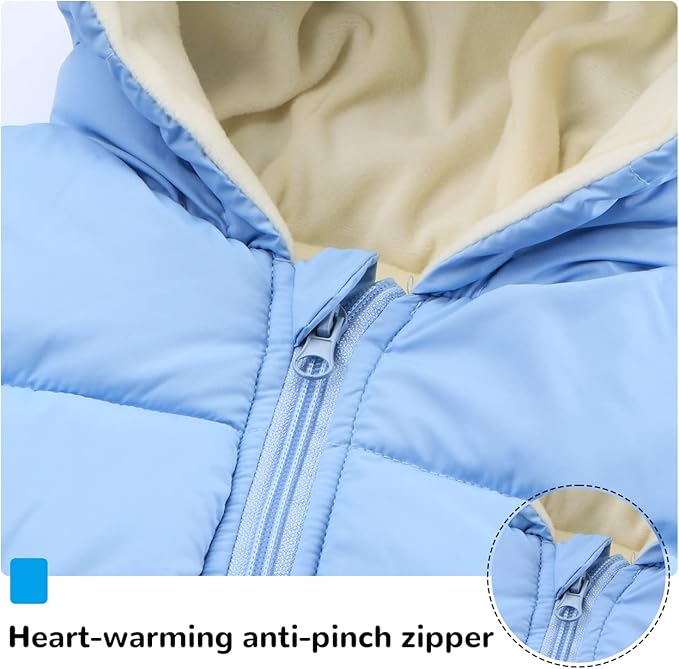 Cute Baby Boys Snowsuit New Born baby girls Winter Coat Toddler Clothes