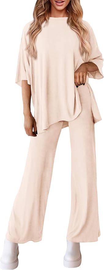 PRETTYGARDEN Two Piece Sets for Women Summer Fashion Lounge Matching Set 2026 Spring Travel Vacation Airport Outfits Clothing