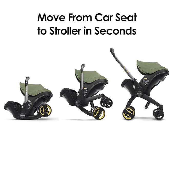 Doona Car Seat & Stroller, Desert Green - All-in-One Travel System