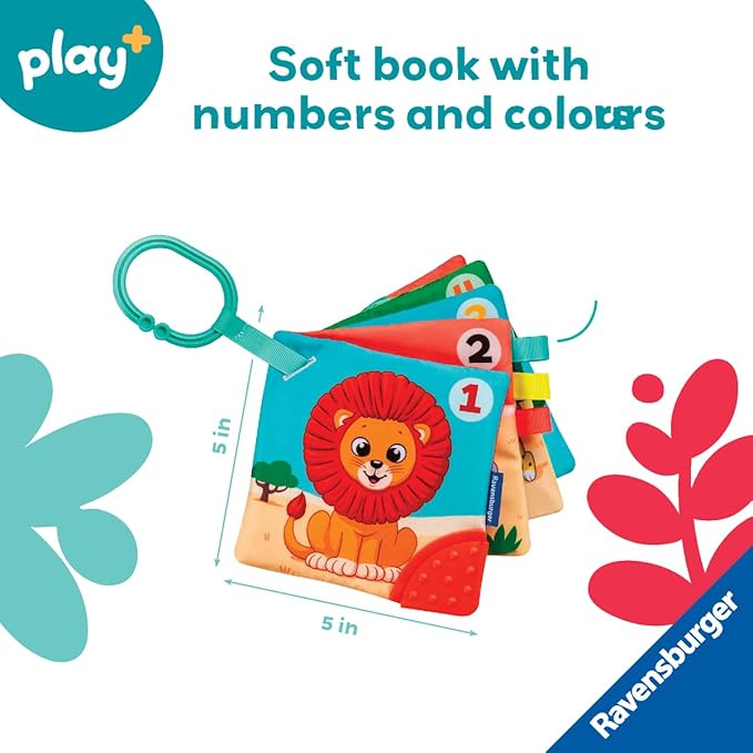 Ravensburger Play+ My First Book - Numbers & Colours - Early Learning Fun - Engages Visual & Cognitive Skills