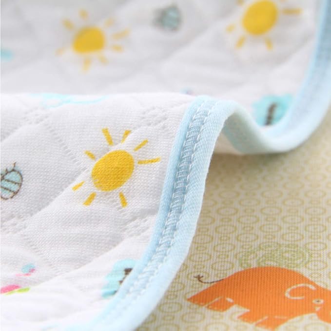 MBJERRY Waterproof Diaper Changing Pads Portable - Breathable Leak Proof Mattress Pad Protector Baby Changing Mat for Toddler, Kids Pack of 3 (S (17.7 x 13.7 Inch))