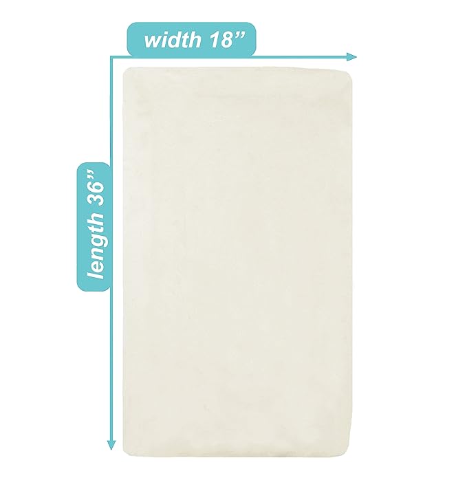 TL Care 100% Natural Cotton Jersey Knit 18" x 36" Cradle/Bassinet Sheet - Fitted, Ecru, Soft Breathable, for Boys and Girls