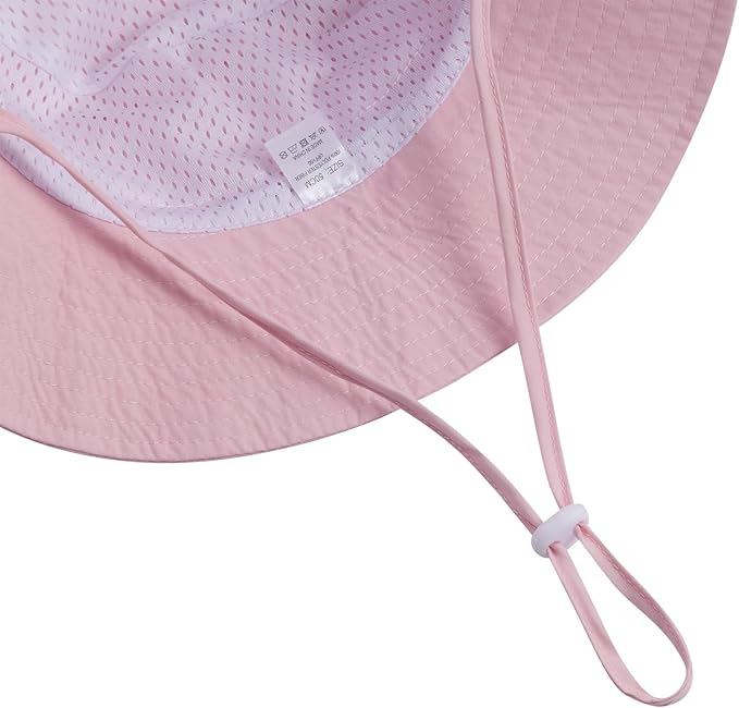 MaxNova Baby Sun Hat Smile Face UPF 50+ Toddler Bucket Hat for Boys Girls 0-7 Years