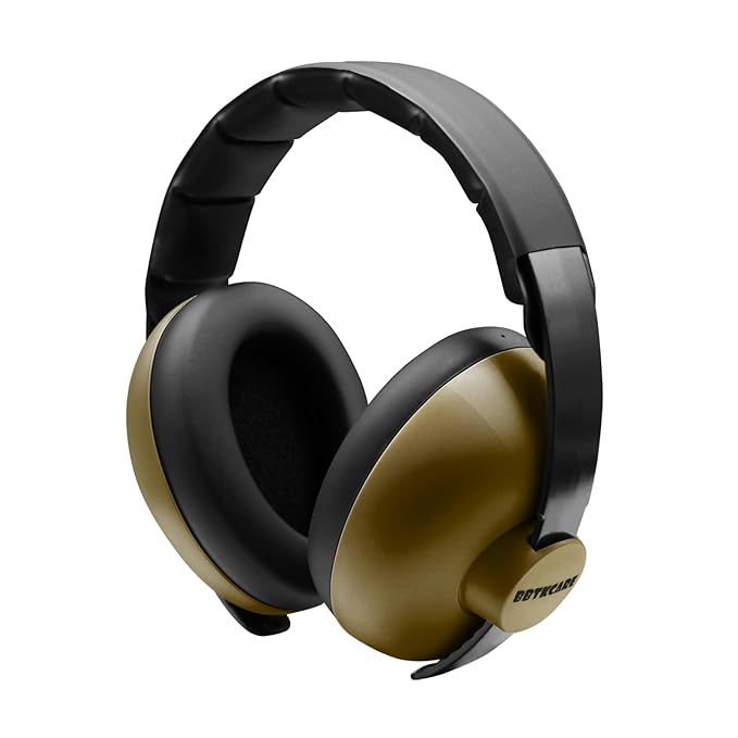 Baby Headphones - Infant Ear Protection for Babies | Baby Earmuffs Noise Cancelling Headphones 3-36 Months - Army Green