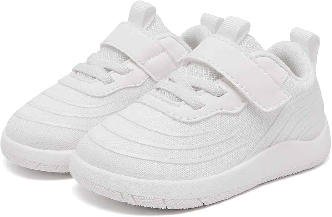 MORENDL Wide Toddler Shoes Baby Walking Shoes Boys & Girls Barefoot Sneakers Zero Drop Comfort Tennis Running Outdoor Activities