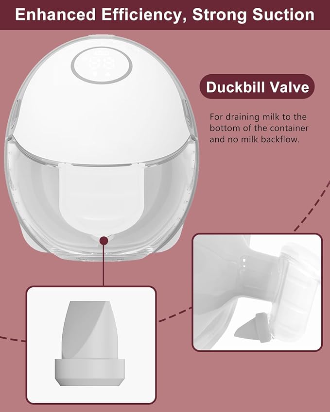 8PC Duckbill Valves for Momcozy M6/M5/V1/V1 Pro/V2/V2 Pro Breast Pump, Replace for Momcozy Pump Parts Valve,Breastfeeding Essentials, Not Original Parts, 8PC Gray Valves