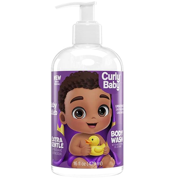 Baby Body Wash – Fragrance-Free, Gentle Moisturizing Cleanser for Sensitive Skin – Baby Bath Essentials, Hypoallergenic, Tear-Free, Skin Care for Kids, Leaves Skin Soft & Hydrated – 16oz