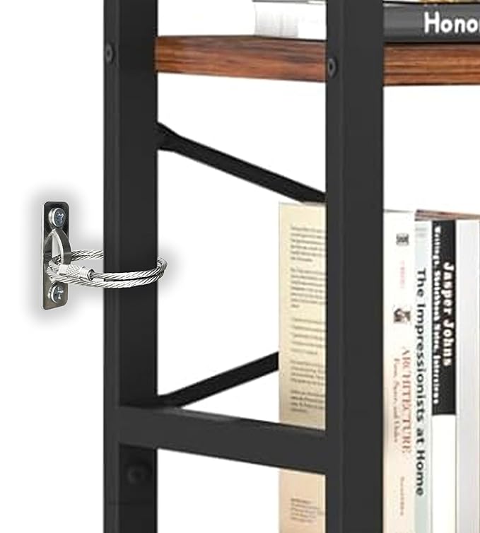 6 Sets Anti Tip Furniture Anchors for Baby Proofing, Earthquake Straps, Furniture Secure to Wall Anchors, Childproof and Home Safety, 10in