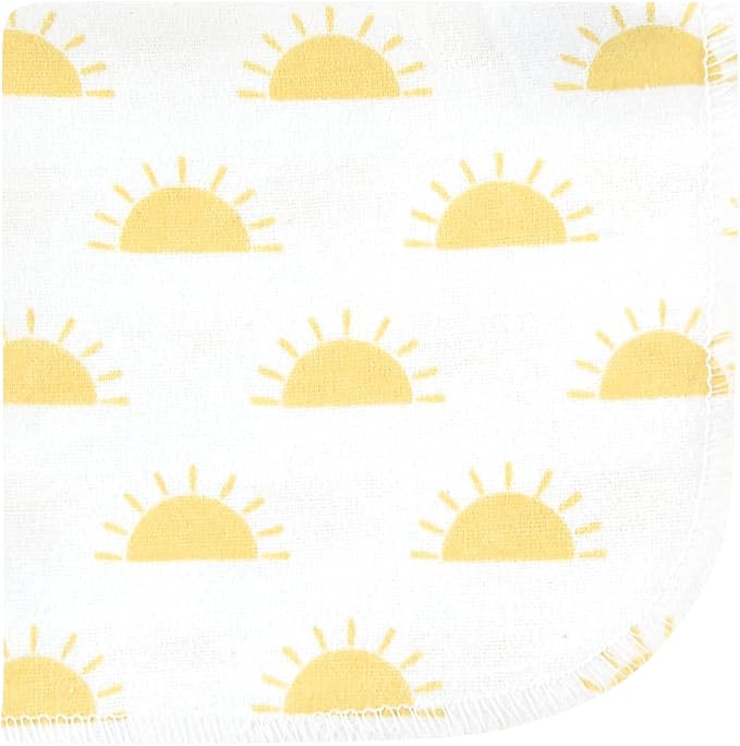 Hudson Baby Unisex Baby Flannel Cotton Washcloths, Desert Cactus 12 Pack, One Size