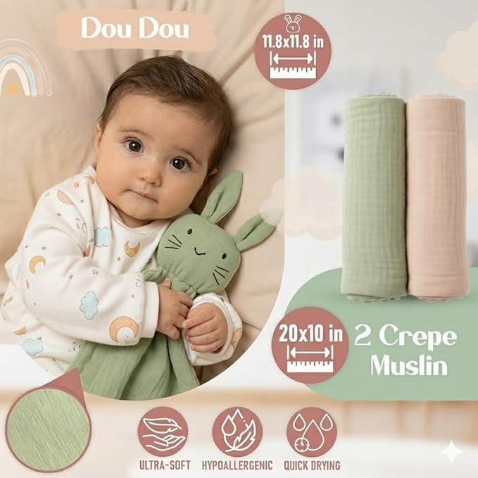 New Baby Gift Basket 21-Piece Set | Refined Newborn Baby Gift Set for Boy & Girl | Gender Reveal Gifts & New Mom Gifts Bundle | Essential Newborn Toys & Acc. Included in Elegant Keepsake Magnet Box