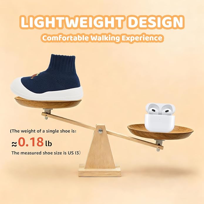 STQ Baby Socks Shoes Toddler Wide Toe Box Non-Slip Slippers Infant Walking Shoe Soft Baby Boys Girls Lightweight Sneakers