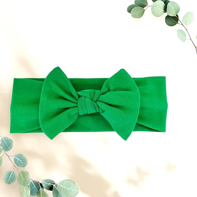 Baby Girl Headbands-Infant,Toddler Cotton Handmade Hairbands with Bows Child Hair Accessories