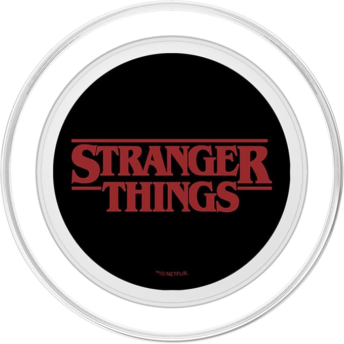Stranger Things Basic Text Logo PopSockets PopGrip for MagSafe