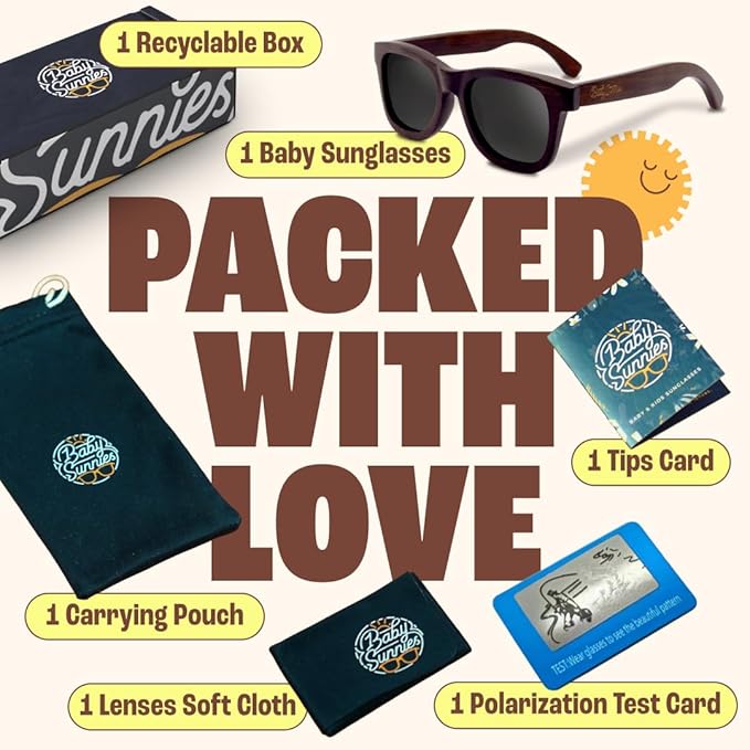 Polarized Baby Sunglasses With Strap - Unbreakable Flexible Infant Sunglasses For Toddlers Newborns 0-24 Months