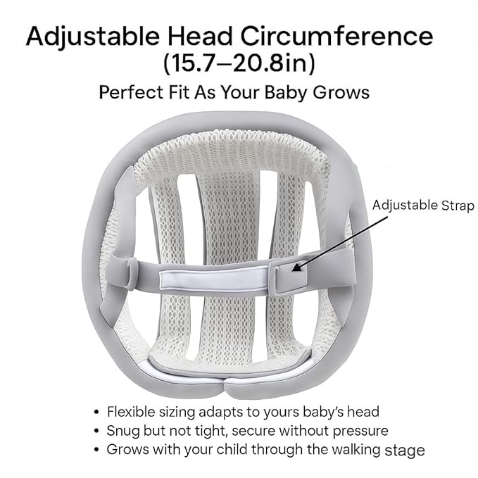 Baby Helmet for Crawling & Walking – Soft & Breathable Toddler Head Protection Cap with Adjustable Strap, Cute Koala Design, 360° Impact Shield, for Infants 8-18 Months