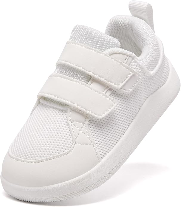 MORENDL Boys & Girls Walking Shoes 0-4 Years Baby Wide Toe Box Barefoot Shoes Toddler Sneakers