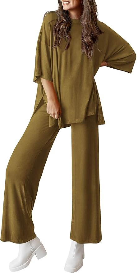 PRETTYGARDEN Two Piece Sets for Women Summer Fashion Lounge Matching Set 2026 Spring Travel Vacation Airport Outfits Clothing