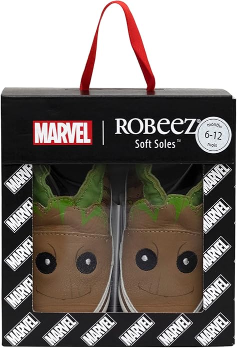 Robeez Baby Boys and Unisex Soft Soles Slip-Resistant Crib Shoes Slippers Moccasins for Infant and Toddler, 0-24 Months