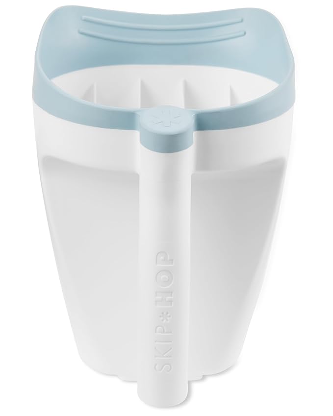 Skip Hop Baby Bath Rinse Cup Wave Tear Free Waterfall Rinser White