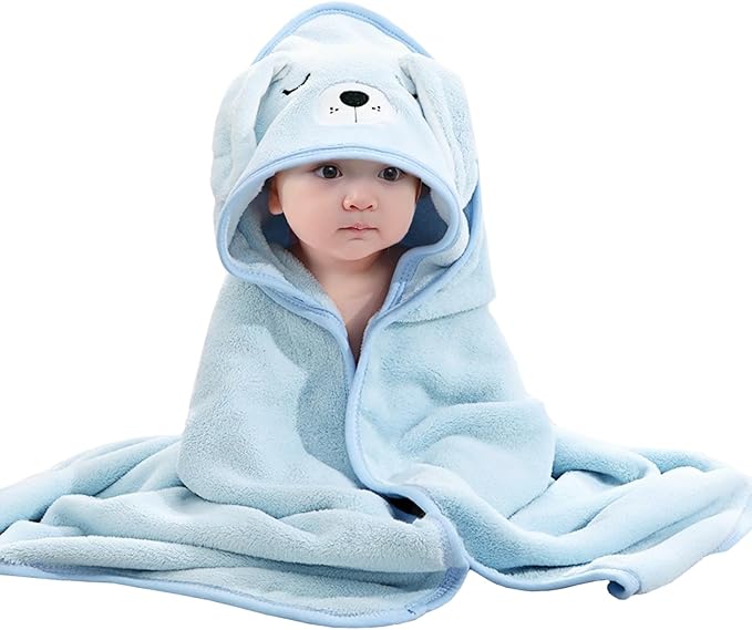 31 * 31 in Baby Bath Towels with Hood,Hooded Towels for Toddlers 1-3, Toddler Girl Boy Robe,Baby Towel, Infant Kids Towels for Newborn Babies,Toallas de Baño para Bebe