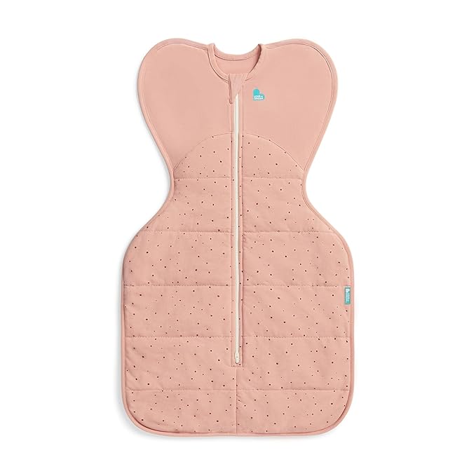 Love to Dream Warm Swaddle UP 2.5 TOG Baby Sleep Sack for Autumn & Winter | Arms Up Position for Self-Soothing, Calms Startle Reflex | Medium 13–19 lbs, Rose