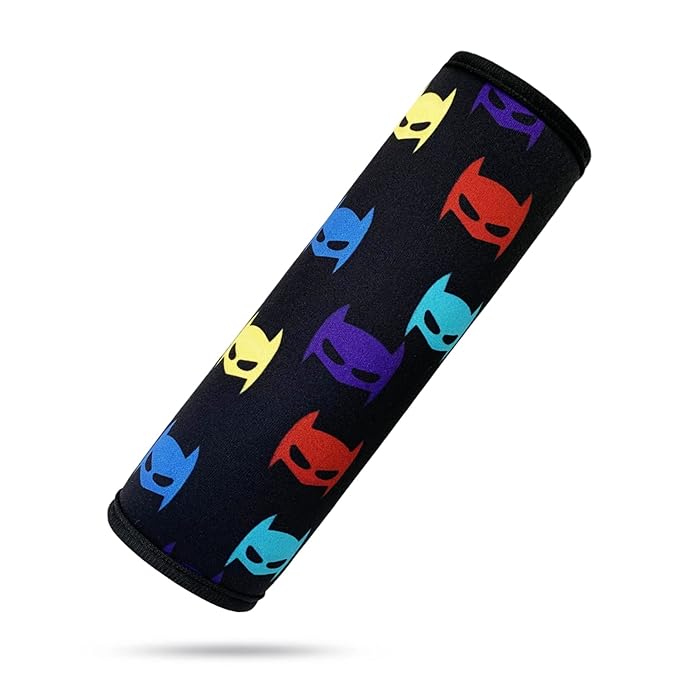 Seat Belt Cover for Kids, Seat Belt Pad for Boys Girls, Car Seat Straps Shoulder Pads for Kids, Kid's Seat Belt Cushion, Shoulder Strap Pad, 1 Piece （MASK）