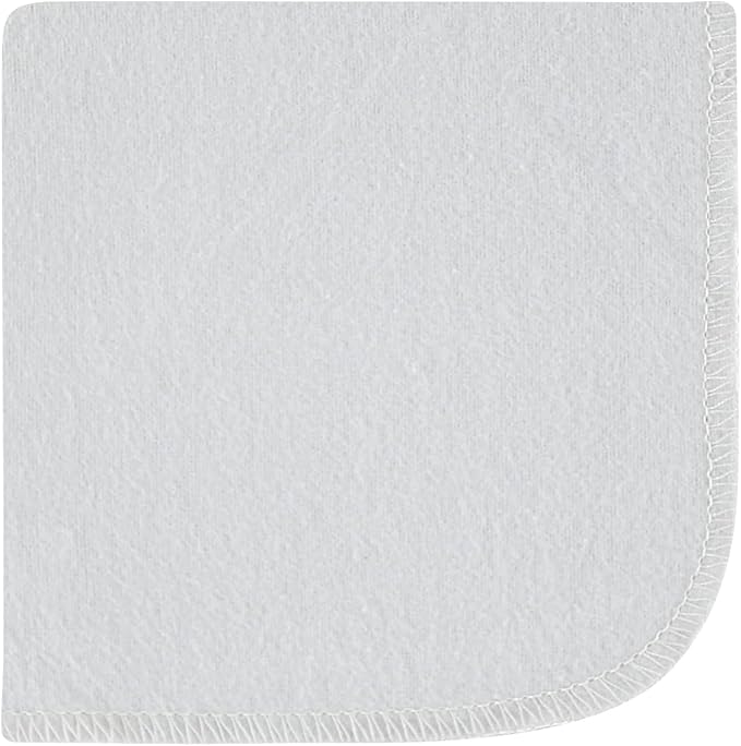 Hudson Baby Unisex Baby Flannel Cotton Washcloths 10-Pack, Neutral Dino World, One Size