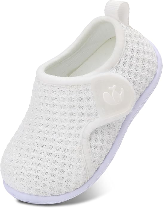 FEETCITY Baby Boys Girls First Walking Shoes Infant Sneakers Crib Shoes Breathable Lightweight Slip On Shoes