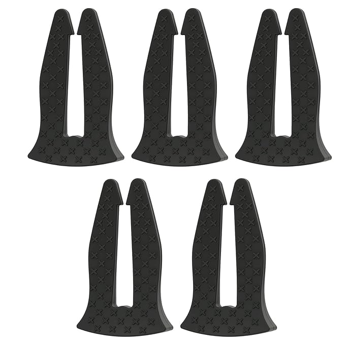 Stove Knob Safety Covers Baby Proof, Gas Stove Locks for Child and Pet Safety, Heat-Resistant Silicone Oven Knob Covers, Easy Install No Tools Needed (5 Pack)