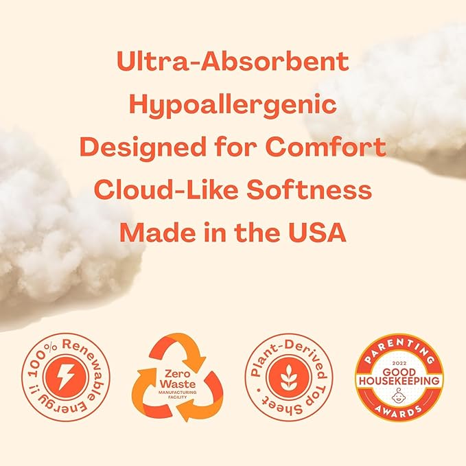 Hello Bello Premium Diapers Size 5, 72 Count Disposable, Extra-Absorbent, and Hypoallergenic Baby Diapers with Snug and Comfort Fit, Sunnyside Up Pattern Value Pack