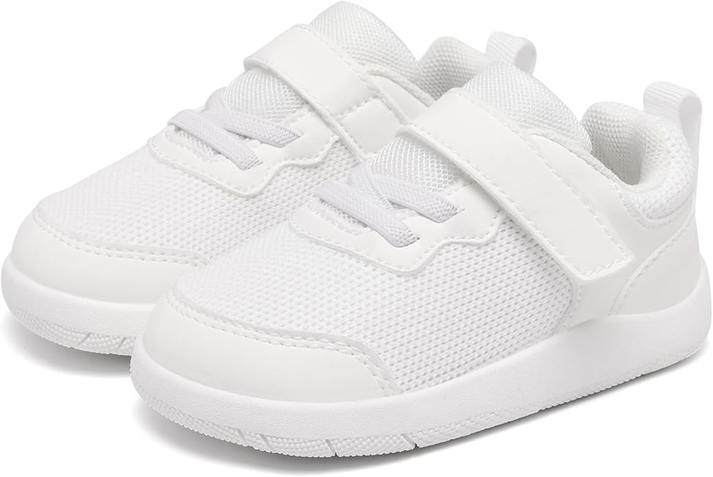Wide Toe Box Toddler Shoes Baby First Walking Shoe Boys Girls Non-Slip Zero Drop Minimalist Tennis Sneakers