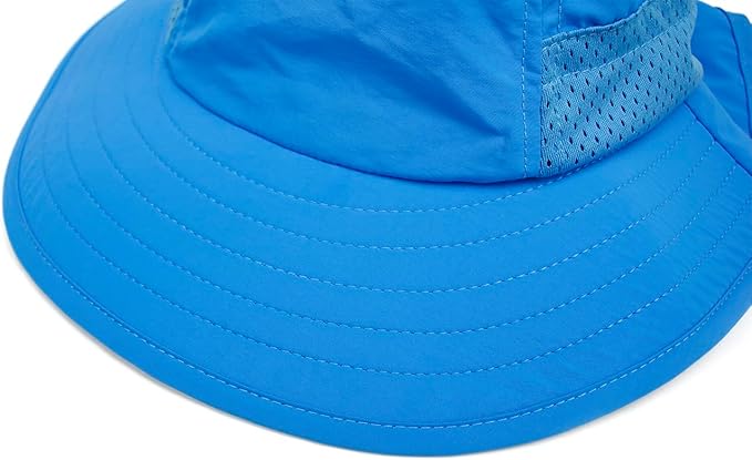 Baby Sun Hat UPF 50+ Toddler Wide Brim Beach Hats for Boys Girls 0-6 Years