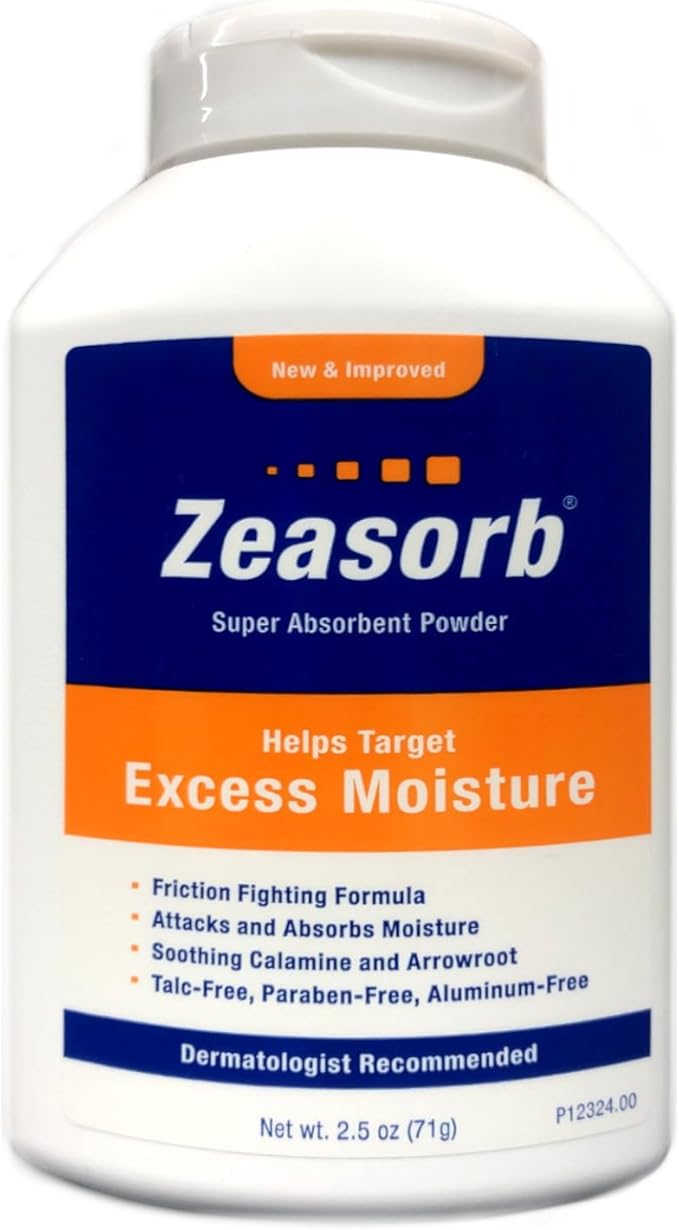 Zeasorb Prevention Super Absorbent Powder, Foot Care, 2.5-Ounce Bottles (Pack of 2)