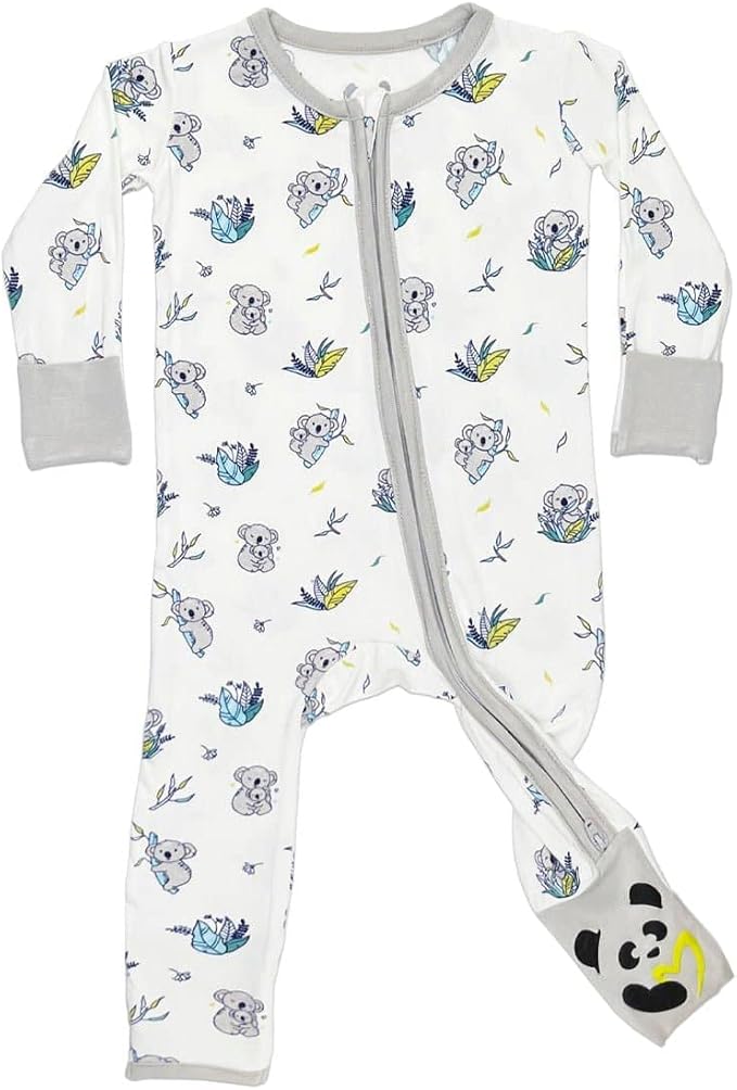 Bellabu Bear Convertible Footies for Baby Boys & Baby Girls, Family Matching Pajamas, Rayon from Bamboo