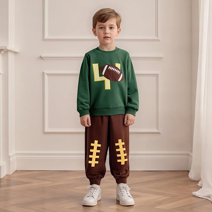 Infant Baby Boy Fall Clothes Set Funny Letter Sweatshirt Pant Outfit Toddler Winter Clothes 6 12 18 Months 2T 3T