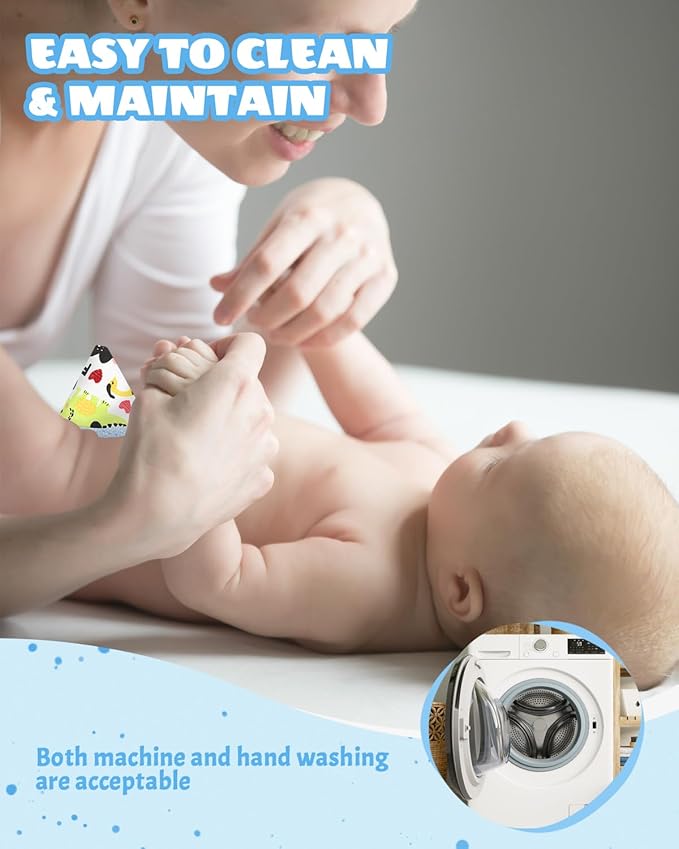 8 Pcs Coral Velvet Pee Covers Baby Boy, Strong Water Absorption Reusable Pee Shield, Diaper Changing Accessory for Baby Boys